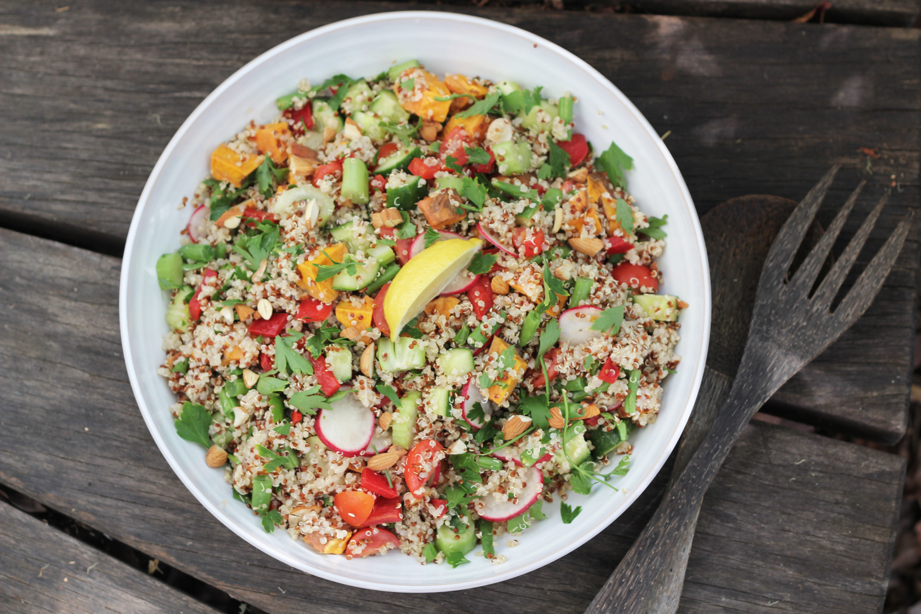 veggie quinoa salad